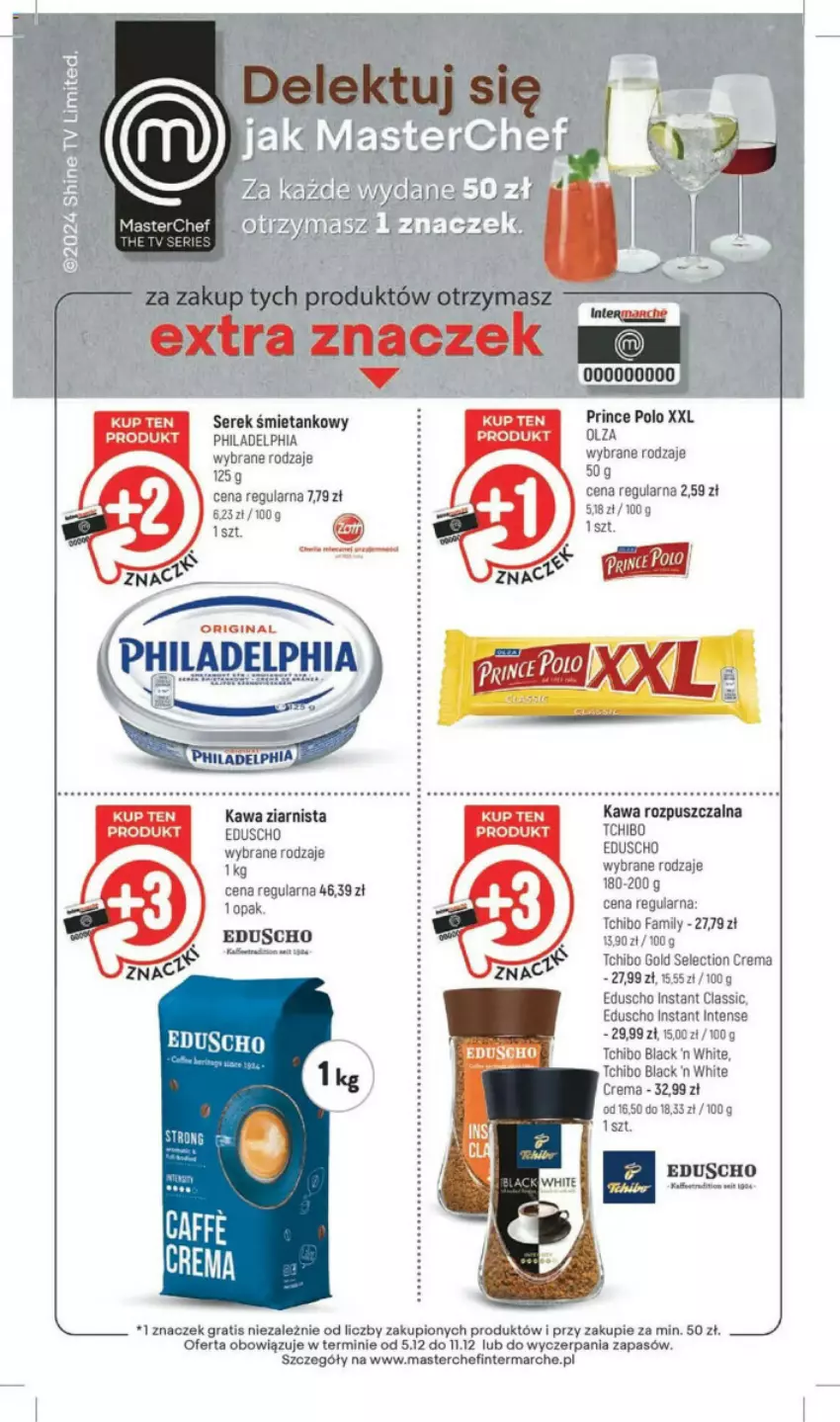 Gazetka promocyjna Intermarche - ważna 05.12 do 11.12.2024 - strona 39 - produkty: Fa, Gin, Gra, Kawa, Kawa rozpuszczalna, Lack, Philadelphia, Prince Polo, Ser, Serek, Tchibo, Tchibo Family