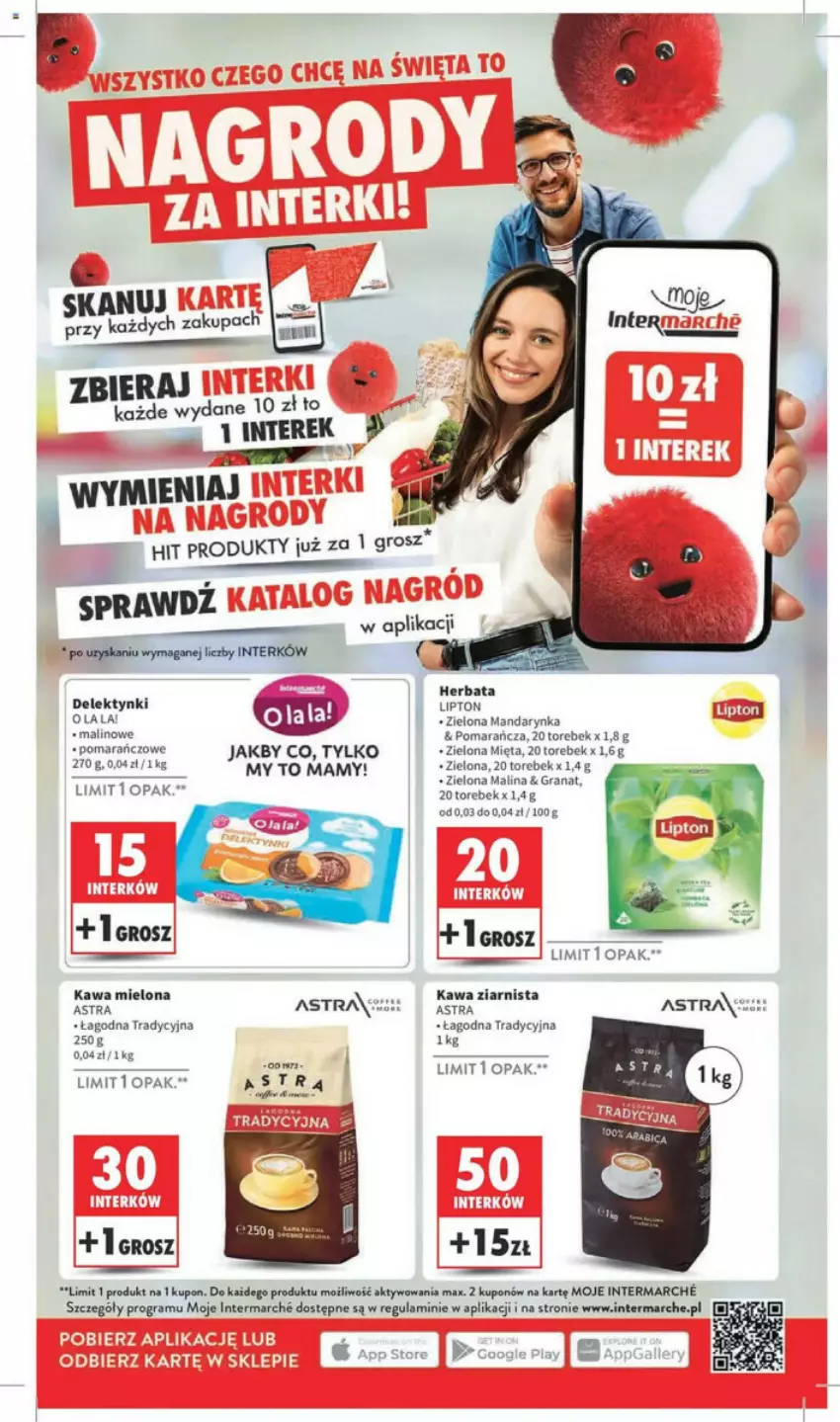 Gazetka promocyjna Intermarche - ważna 05.12 do 11.12.2024 - strona 40 - produkty: Fa, Gra, Granat, Herbata, Kawa, Kawa mielona, Kawa ziarnista, Lipton, Mięta