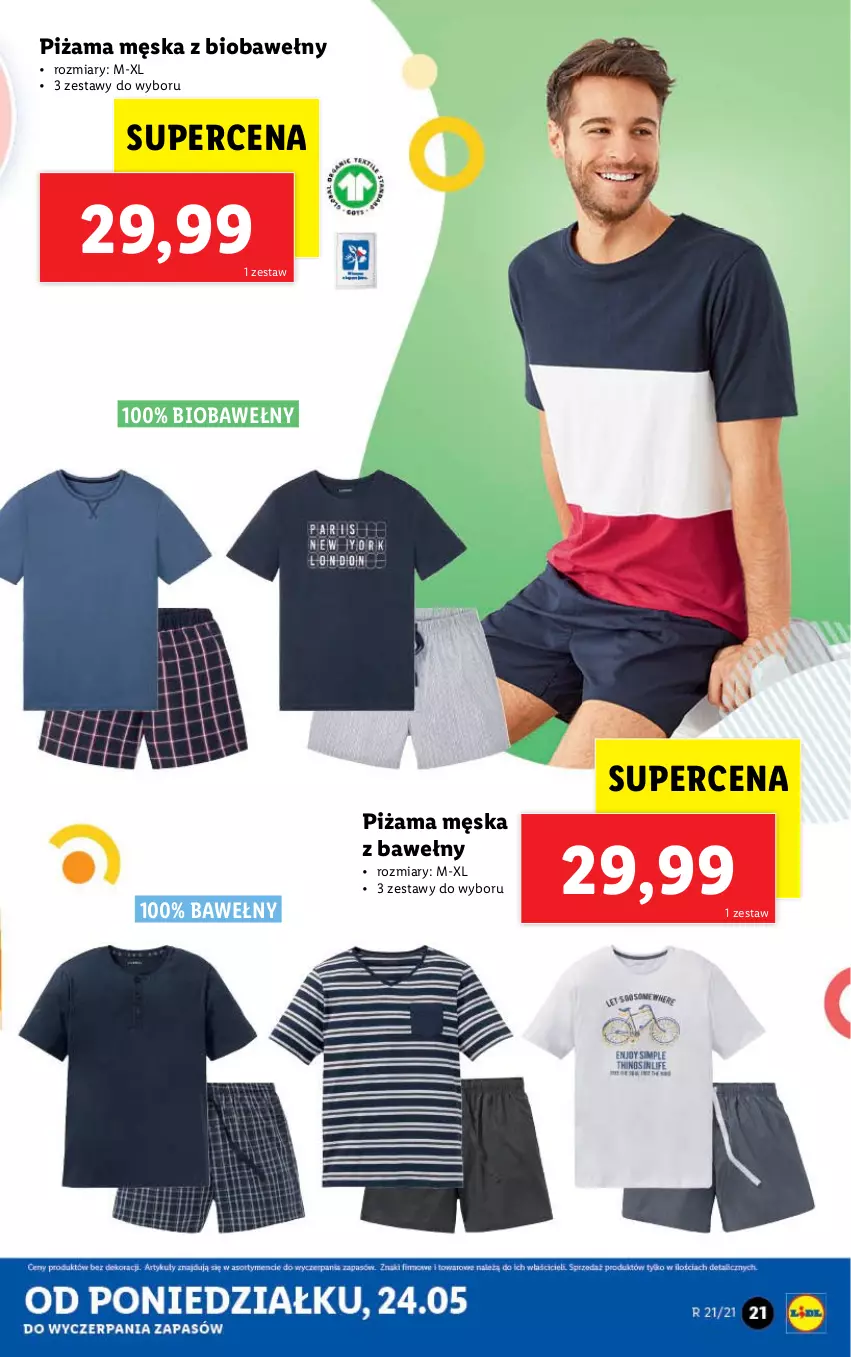 Gazetka promocyjna Lidl - GAZETKA - ważna 24.05 do 29.05.2021 - strona 21 - produkty: Piżama