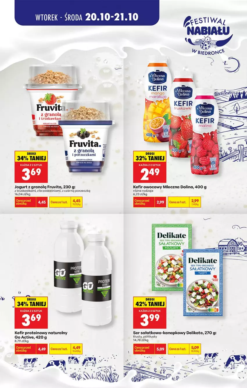 Gazetka promocyjna Biedronka - Gazetka - ważna 20.10 do 27.10.2026 - strona 2 - produkty: Gra, Jogurt, Kefir, Mango, Por, Sałat, Ser, Ser sałatkowo-kanapkowy