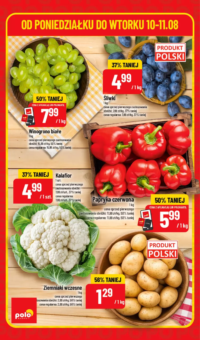 Gazetka promocyjna PoloMarket - Katalog Superhity - ważna 10.08 do 11.08.2026 - strona 2 - produkty: Kalafior, Wino, Ziemniaki