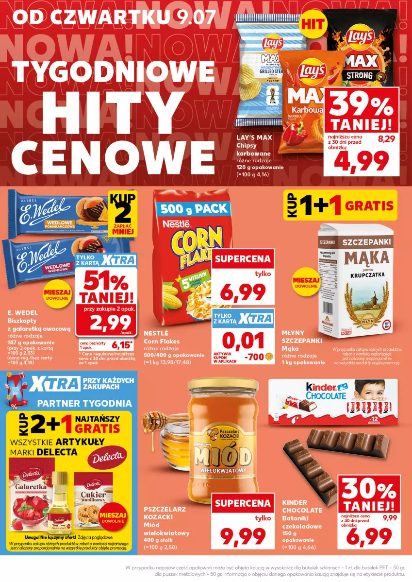 Gazetka promocyjna Kaufland - Mocny Start - ważna 13.07 do 15.07.2026 - strona 10 - produkty: Cukier, Delecta, Kinder, Mąka, Por, Waga