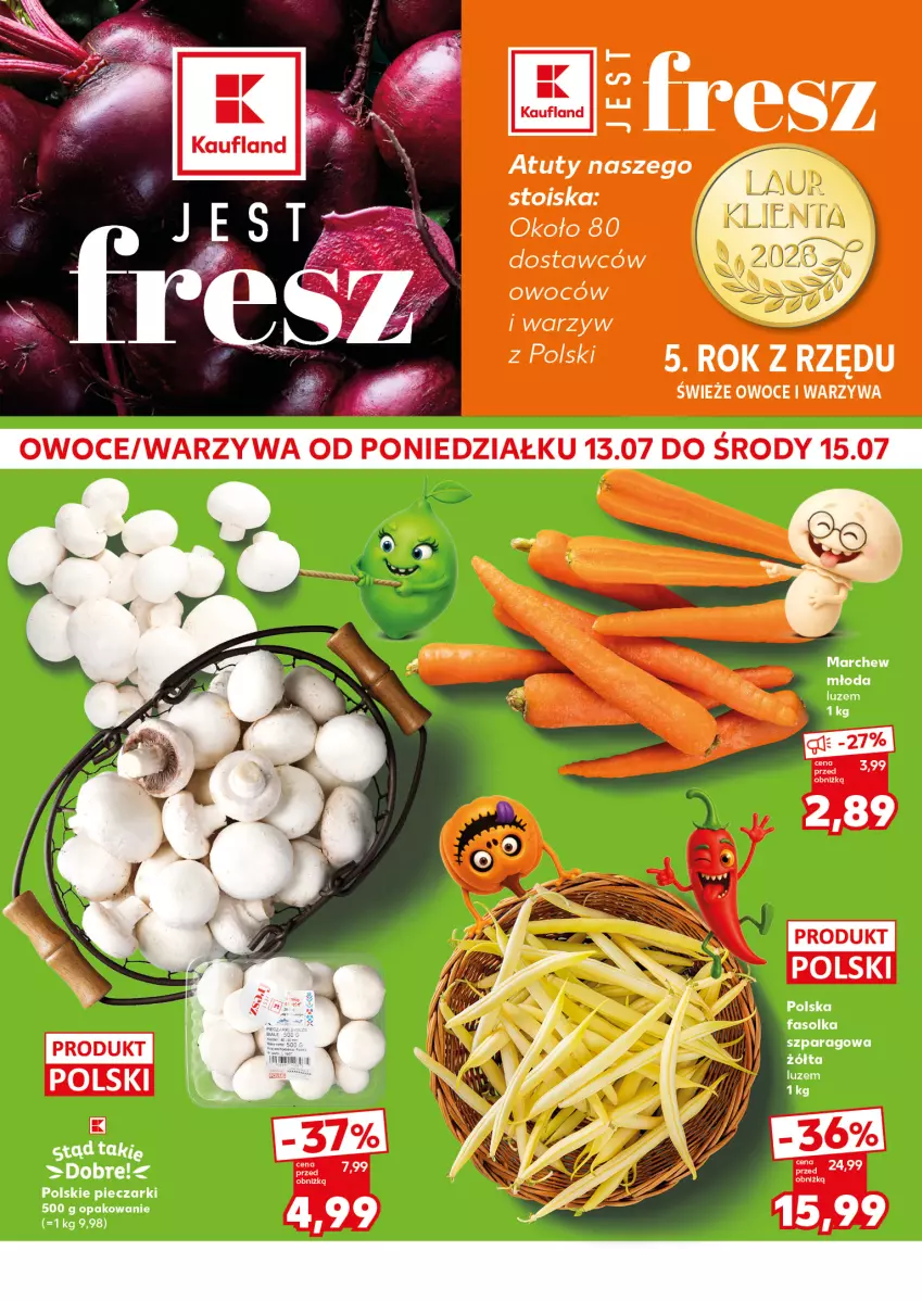 Gazetka promocyjna Kaufland - Mocny Start - ważna 13.07 do 15.07.2026 - strona 2 - produkty: Fa, Owoce, Piec, Warzywa