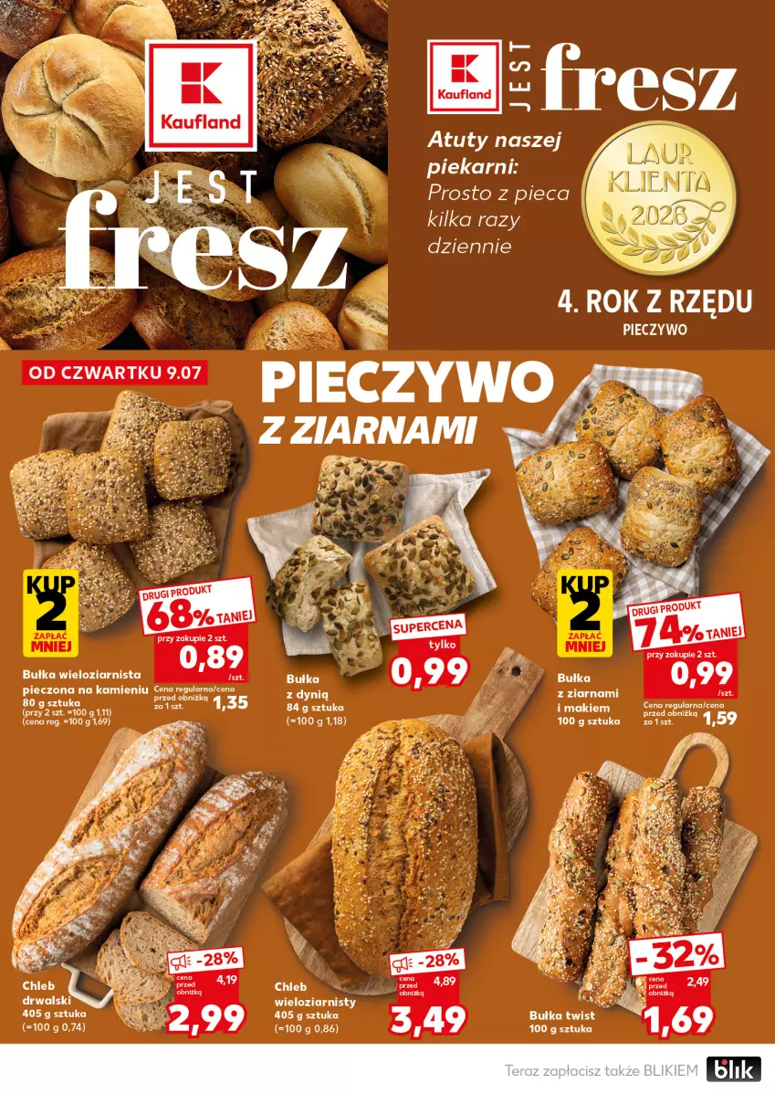 Gazetka promocyjna Kaufland - Mocny Start - ważna 13.07 do 15.07.2026 - strona 26 - produkty: Bułka, Bułka wieloziarnista, Fa, Piec, Pieczywo