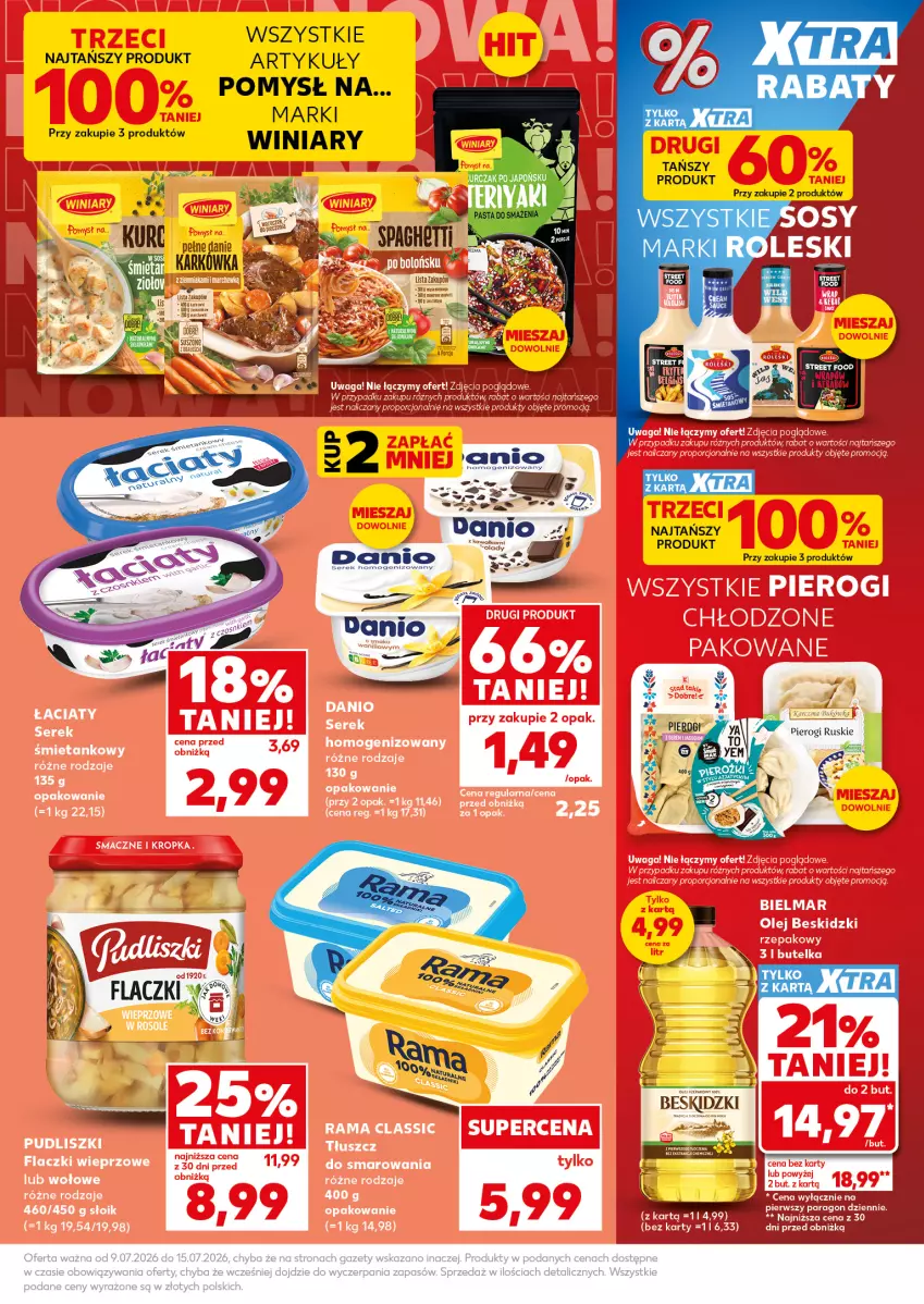 Gazetka promocyjna Kaufland - Mocny Start - ważna 13.07 do 15.07.2026 - strona 9 - produkty: Danio, Pierogi, Waga, Winiary