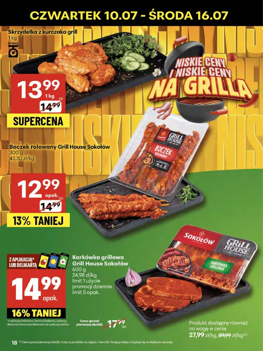 Gazetka promocyjna Delikatesy Centrum - Franczyza DC28 Czwartek - ważna 10.07 do 16.07.2025 - strona 18 - produkty: Gin, Grill