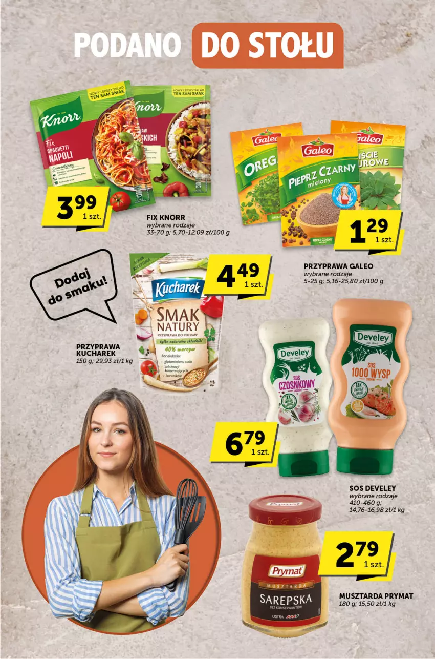 Gazetka promocyjna ABC - ważna 11.01 do 23.01.2024 - strona 5 - produkty: Fa, Knorr, Kucharek, Mus, Musztarda, Prymat, Sos