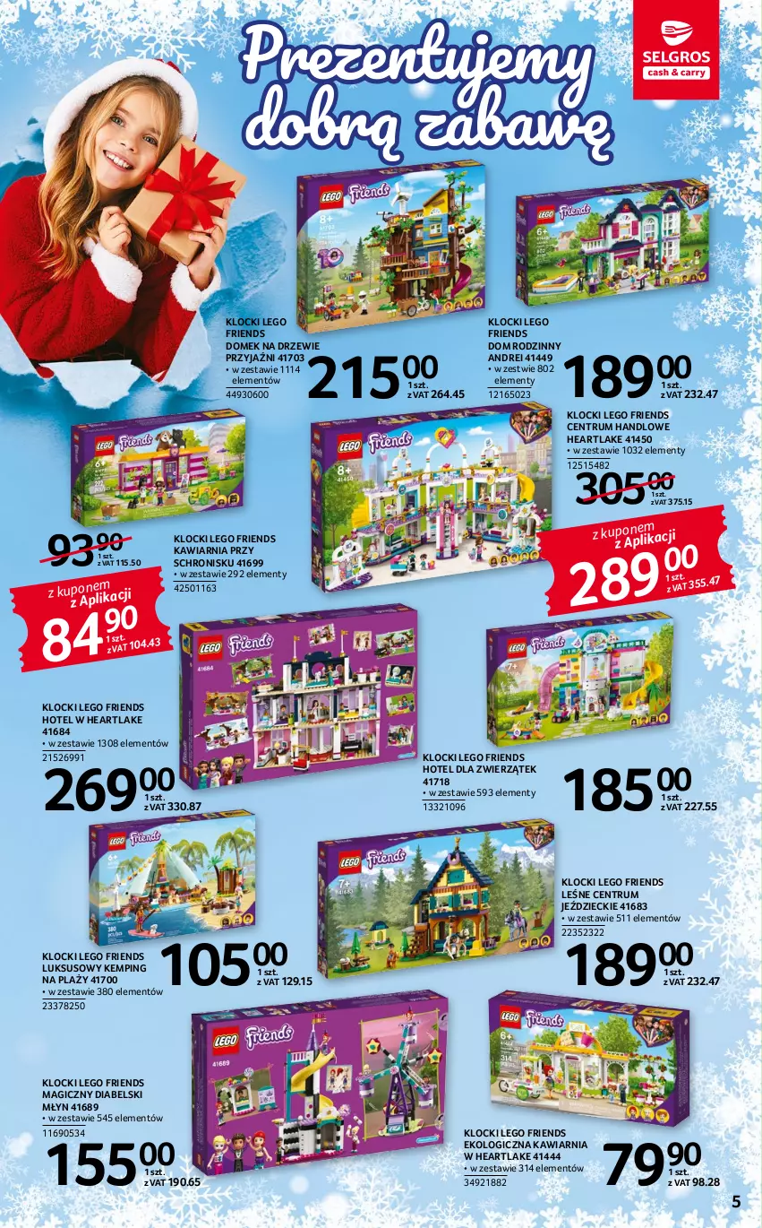 Gazetka promocyjna Selgros - Katalog Zabawki - ważna 22.04 do 31.12.2022 - strona 5 - produkty: Domek na drzewie, Klocki, LEGO, LEGO Friends, Rum