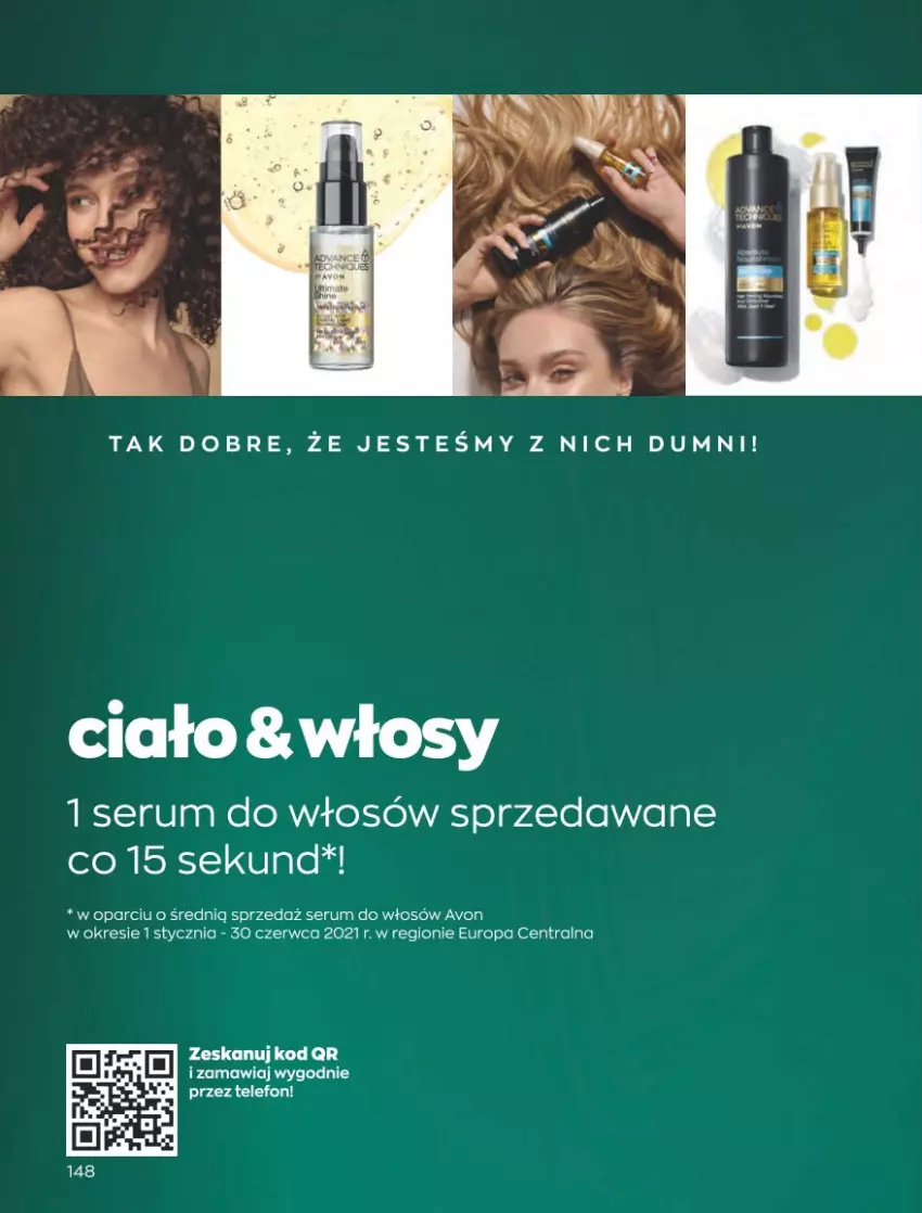 Gazetka promocyjna Avon - Katalog Avon 4/2023 kampania kwiecień - ważna 01.04 do 30.04.2023 - strona 148 - produkty: 5 Sekund, Rum, Ser, Serum, Serum do włosów, Telefon