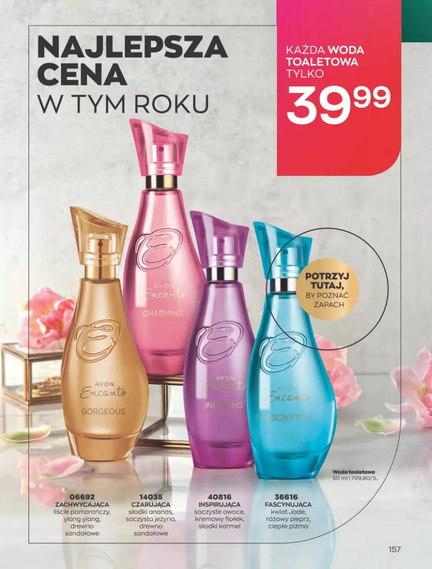 Gazetka promocyjna Avon - Katalog Avon 4/2023 kampania kwiecień - ważna 01.04 do 30.04.2023 - strona 157 - produkty: Ananas, Fa, Owoce, Pieprz, Sandał