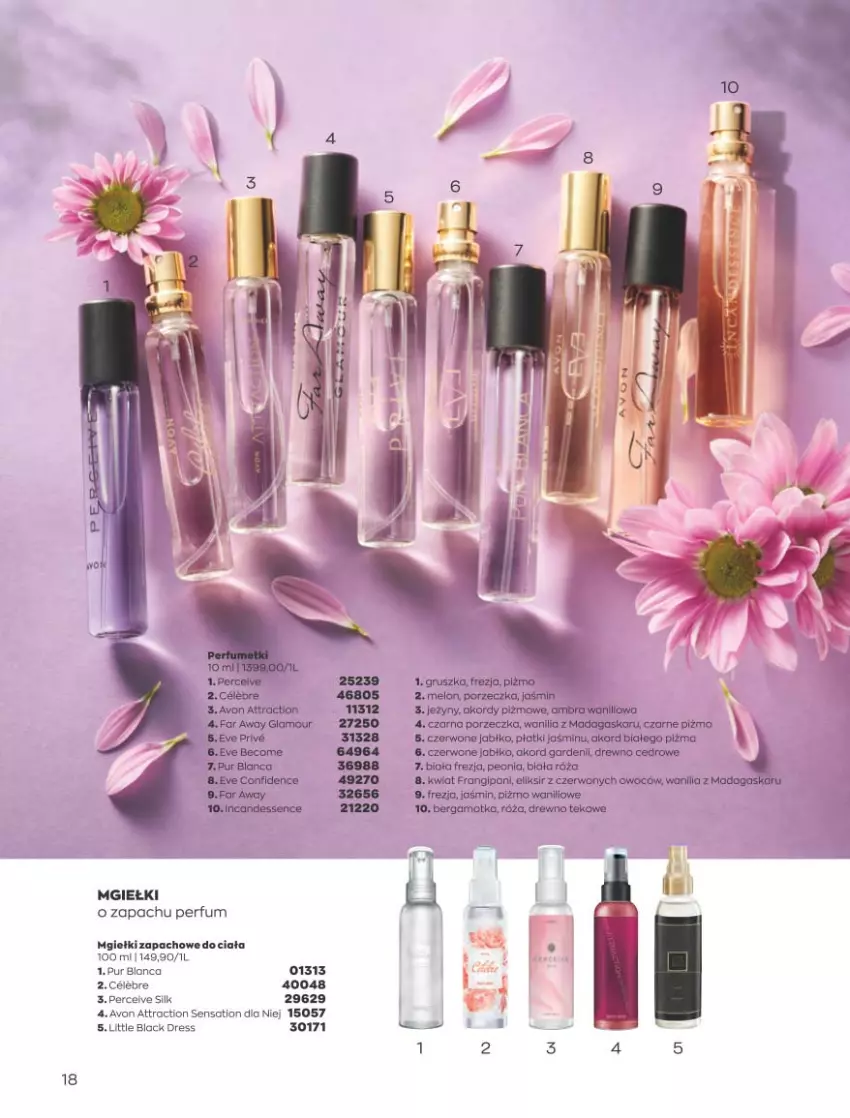 Gazetka promocyjna Avon - Katalog Avon 4/2023 kampania kwiecień - ważna 01.04 do 30.04.2023 - strona 18 - produkty: Dres, Lack, Perfum, Pur