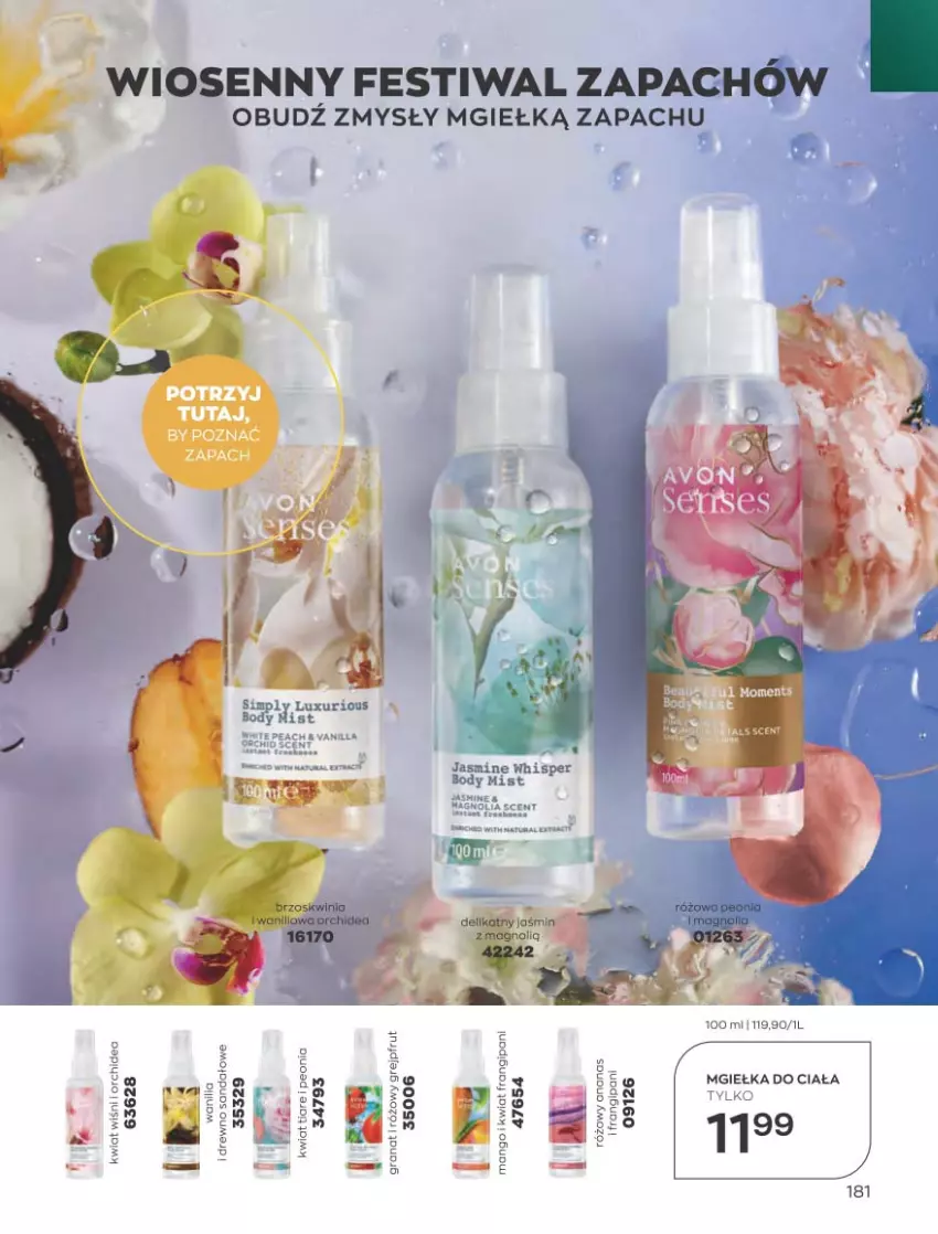 Gazetka promocyjna Avon - Katalog Avon 4/2023 kampania kwiecień - ważna 01.04 do 30.04.2023 - strona 181 - produkty: Body