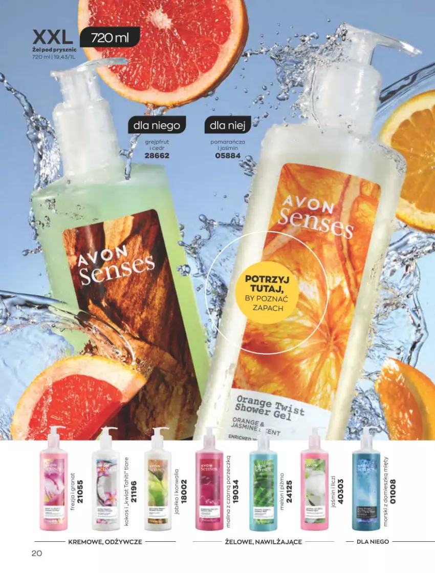 Gazetka promocyjna Avon - Katalog Avon 4/2023 kampania kwiecień - ważna 01.04 do 30.04.2023 - strona 20 - produkty: Fa