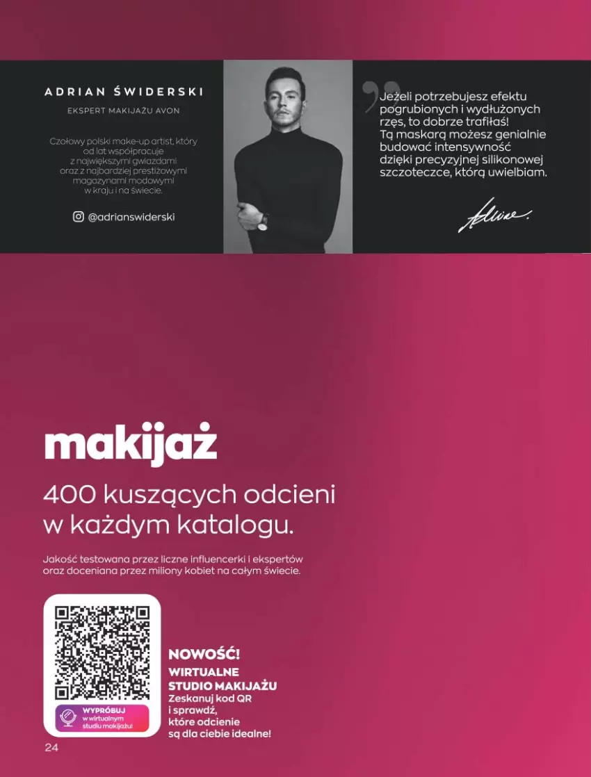 Gazetka promocyjna Avon - Katalog Avon 4/2023 kampania kwiecień - ważna 01.04 do 30.04.2023 - strona 24 - produkty: Lion, Makijaż