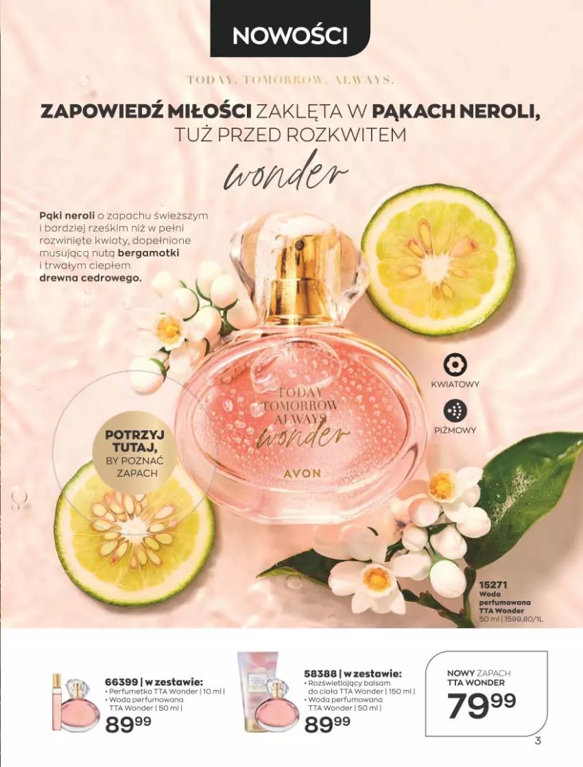Gazetka promocyjna Avon - Katalog Avon 4/2023 kampania kwiecień - ważna 01.04 do 30.04.2023 - strona 3 - produkty: Mus, Perfum, Woda
