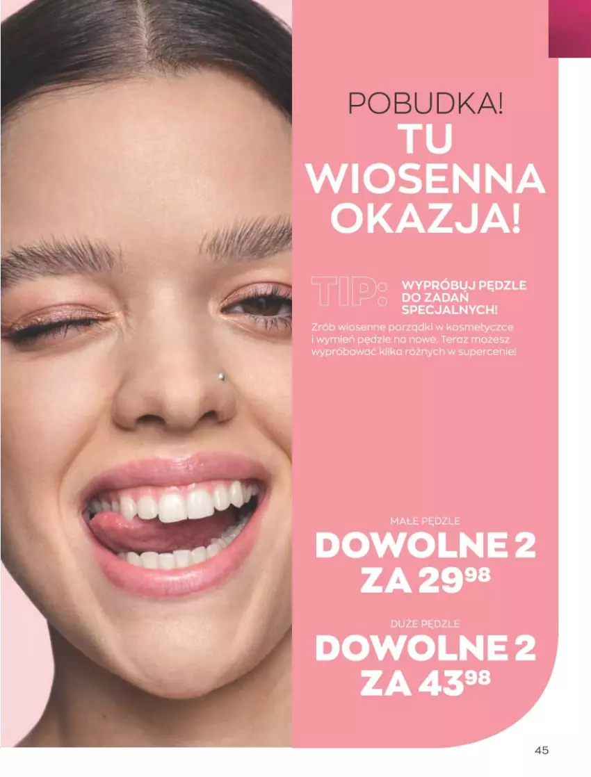 Gazetka promocyjna Avon - Katalog Avon 4/2023 kampania kwiecień - ważna 01.04 do 30.04.2023 - strona 45 - produkty: Por, Tera