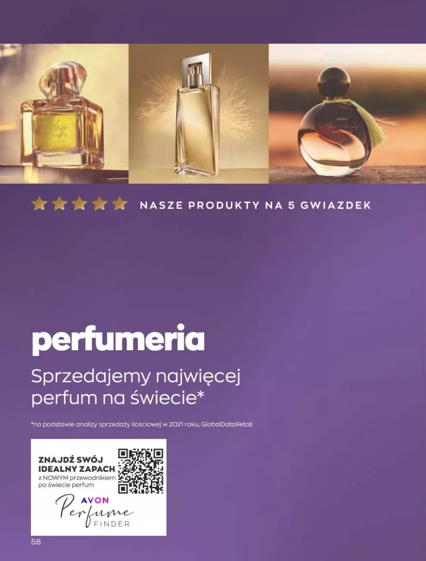 Gazetka promocyjna Avon - Katalog Avon 4/2023 kampania kwiecień - ważna 01.04 do 30.04.2023 - strona 58 - produkty: Perfum