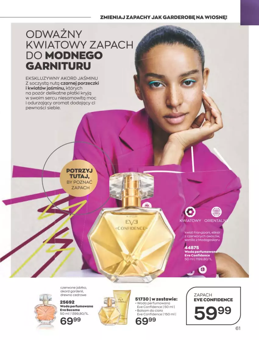 Gazetka promocyjna Avon - Katalog Avon 4/2023 kampania kwiecień - ważna 01.04 do 30.04.2023 - strona 61 - produkty: Perfum, Por, Ser, Woda, Woda perfumowana