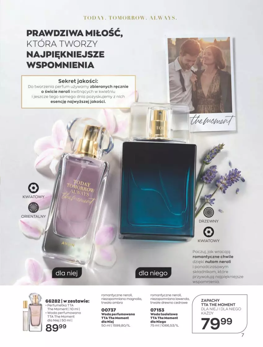 Gazetka promocyjna Avon - Katalog Avon 4/2023 kampania kwiecień - ważna 01.04 do 30.04.2023 - strona 7 - produkty: Always, Kret, Perfum, Rama, Woda, Woda perfumowana, Woda toaletowa