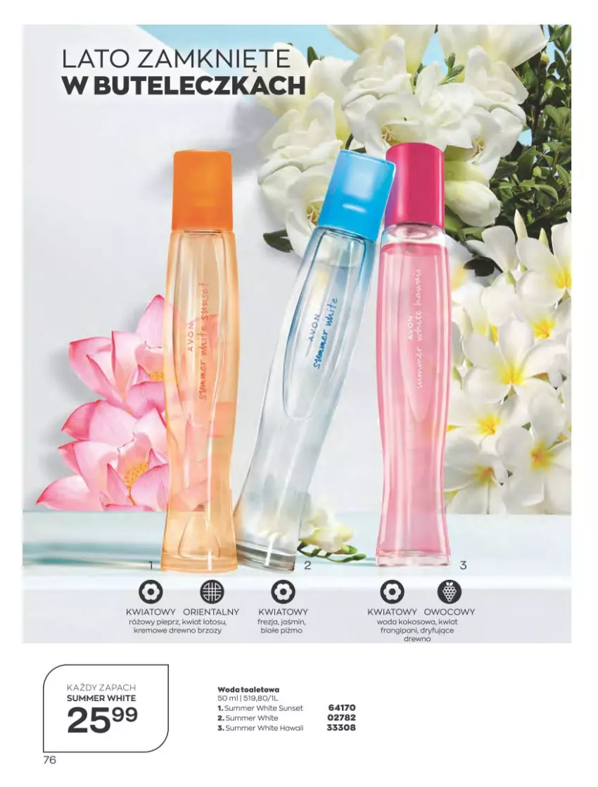 Gazetka promocyjna Avon - Katalog Avon 4/2023 kampania kwiecień - ważna 01.04 do 30.04.2023 - strona 76 - produkty: Kokos, Pieprz, Woda, Woda toaletowa