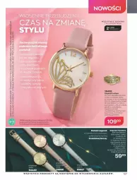Gazetka promocyjna Avon - Katalog Avon 4/2023 kampania kwiecień - Gazetka - ważna od 30.04 do 30.04.2023 - strona 127 - produkty: Zegarek, Top, Cynk, Pasek, Zegar, Bateria