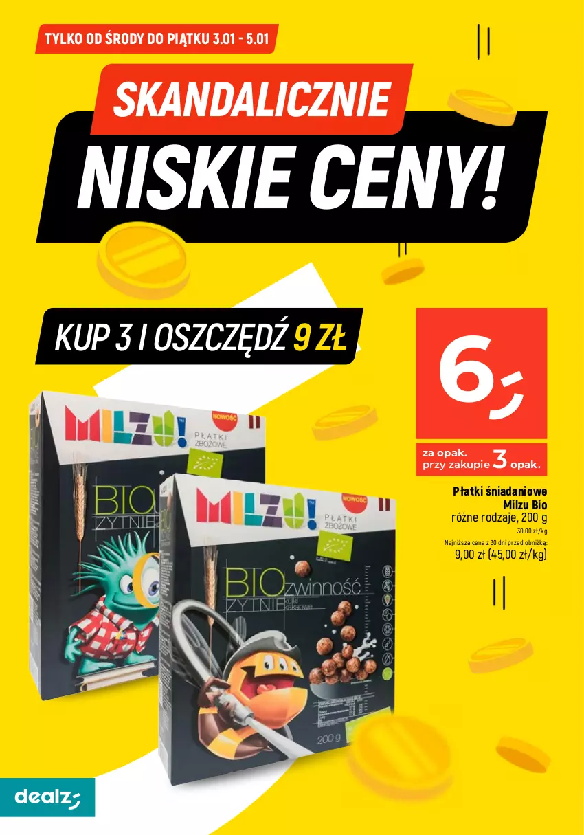 Gazetka promocyjna Dealz - MAKE A DEALZ - ważna 02.01 do 10.01.2024 - strona 4 - produkty: Danio, Lenor, Milzu, Płyn do płukania