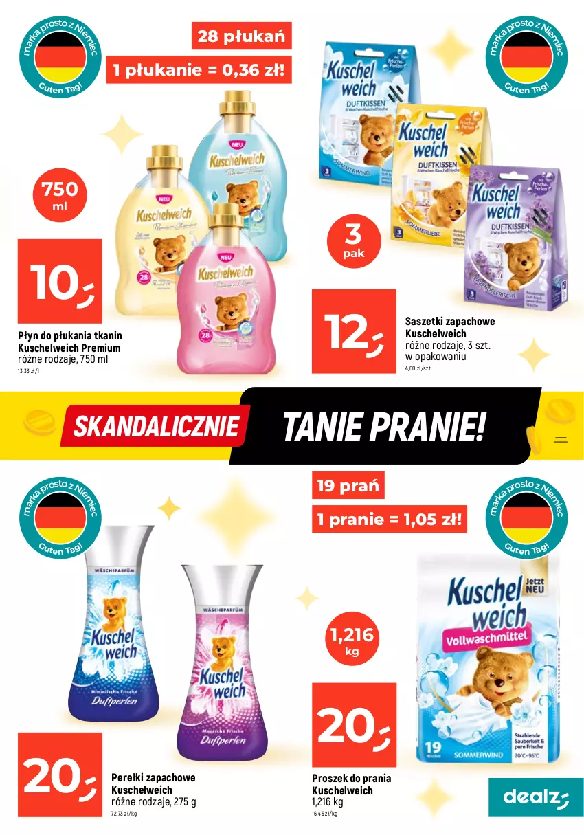 Gazetka promocyjna Dealz - MAKE A DEALZ - ważna 02.01 do 10.01.2024 - strona 9 - produkty: Chusteczki, Lenor, Perełki zapachowe, Płyn do płukania, Proszek do prania