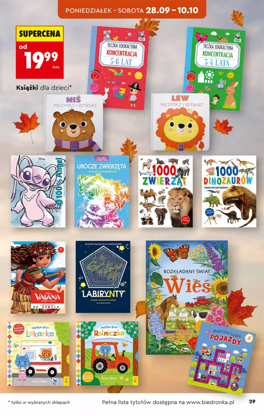 Gazetka promocyjna Biedronka - Okazje Tygodnia - ważna 26.09 do 10.10.2026 - strona 29 - produkty: Fa, Obraz