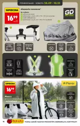 Gazetka promocyjna Biedronka - Okazje Tygodnia - Gazetka - ważna od 10.10 do 10.10.2026 - strona 16 - produkty: Por, Buty, Plecak, Płaszcz, Rower, Pokrowiec