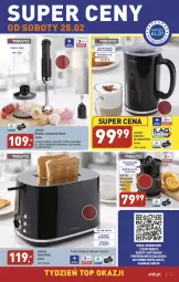 Gazetka promocyjna Aldi - COŚ na przyszły tydzień - Gazetka - ważna od 25.02 do 25.02.2023 - strona 9 - produkty: Top, Rum, Blender, Rozdrabniacz, Pojemnik, Toster, Wyciskarka