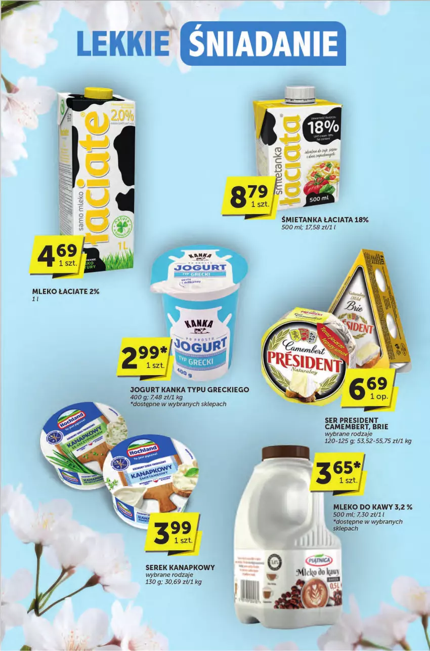 Gazetka promocyjna ABC - ważna 20.03 do 01.04.2025 - strona 3 - produkty: Brie, Camembert, Jogurt, Mleko, Ser, Serek, Serek kanapkowy