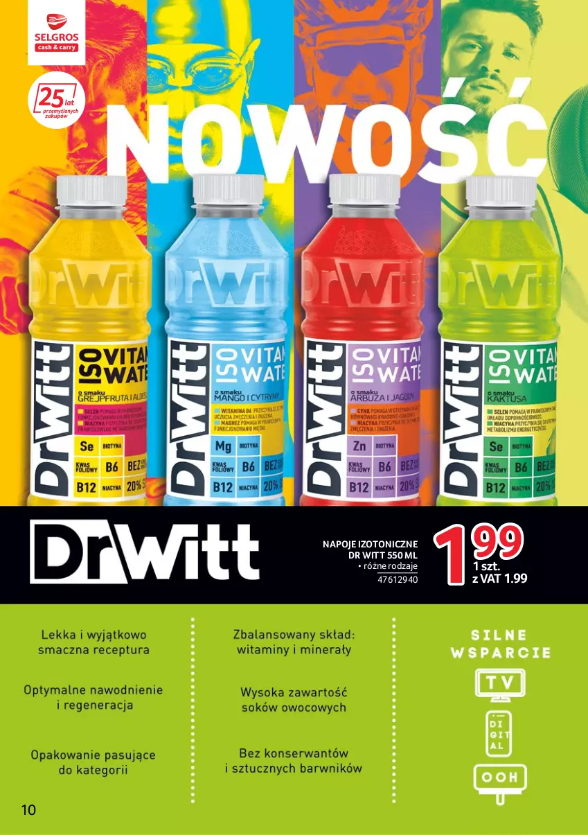 Gazetka promocyjna Selgros - Katalog Markowe Produkty - ważna 06.10 do 19.10.2022 - strona 10 - produkty: Napoje