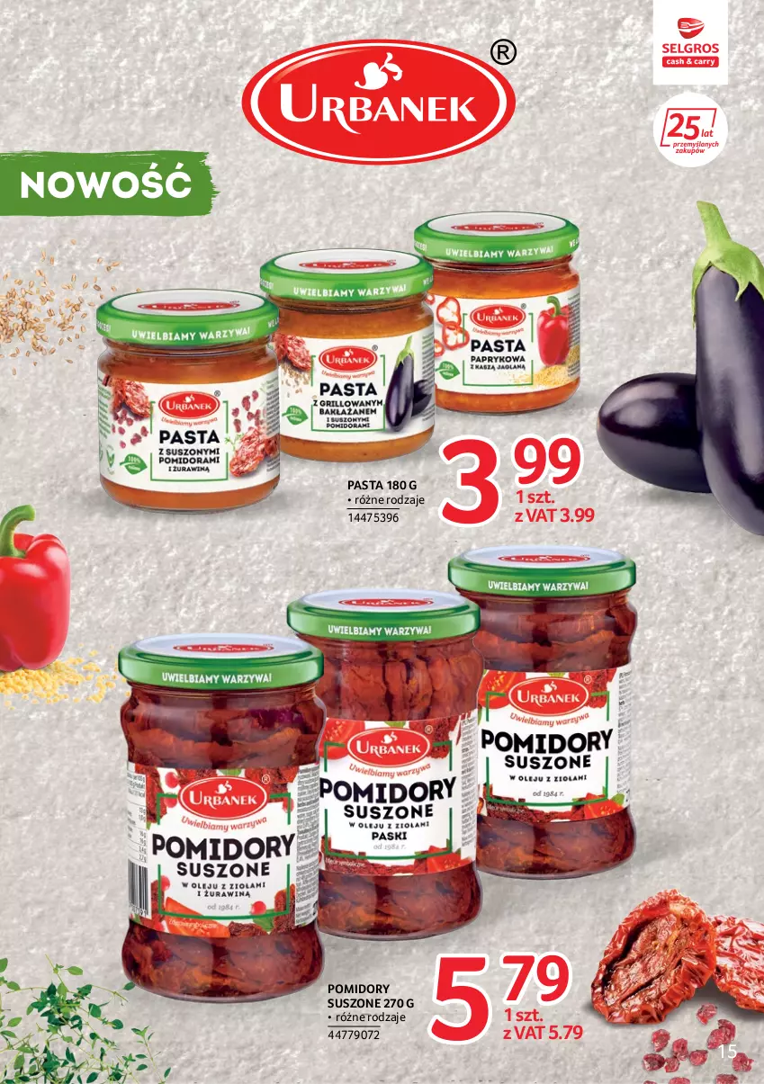 Gazetka promocyjna Selgros - Katalog Markowe Produkty - ważna 06.10 do 19.10.2022 - strona 15 - produkty: Pomidory