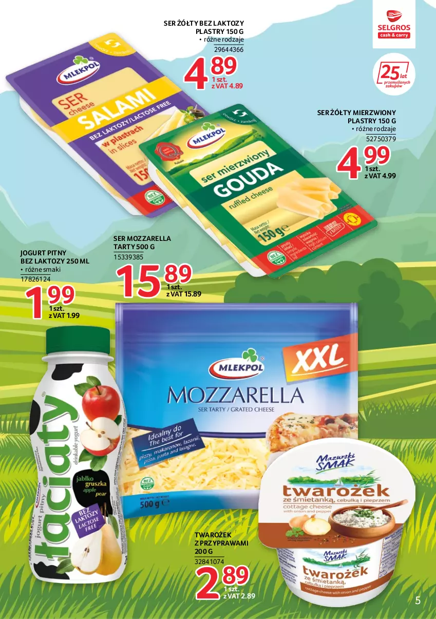 Gazetka promocyjna Selgros - Katalog Markowe Produkty - ważna 06.10 do 19.10.2022 - strona 5 - produkty: Jogurt, Jogurt pitny, Mozzarella, Ser