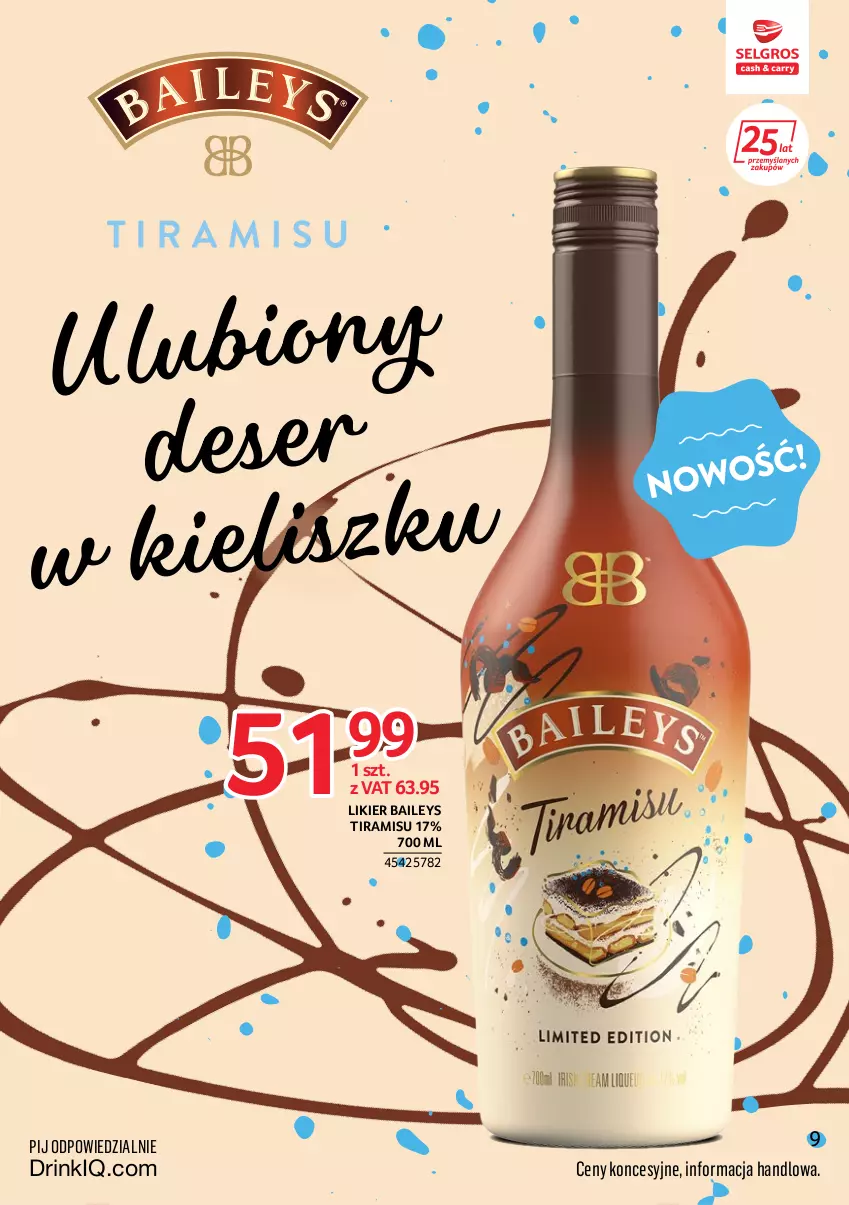 Gazetka promocyjna Selgros - Katalog Markowe Produkty - ważna 06.10 do 19.10.2022 - strona 9 - produkty: Deser, Likier, Ser