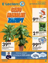 Gazetka promocyjna E Leclerc - Gazetka - ważna od 22.01 do 22.01.2022 - strona 1 - produkty: Ciśnieniomierz, NBA, Gin, Chia, Klej, Tera, Kamis