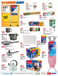 Gazetka promocyjna E Leclerc - Gazetka - ważna od 22.01 do 22.01.2022 - strona 6 - produkty: Mop, Garnek, Rama, Bols, Czajnik, Bolsius, Worki na śmieci, Wełna, Vileda, Wkład do mopa, Pudełko, Worki na śmiec, Wiadro, Garnek z pokrywą, Suszarka, Kubek, Patelnia, Grill, Olej, Rondel, Folia aluminiowa, Wkład olejowy