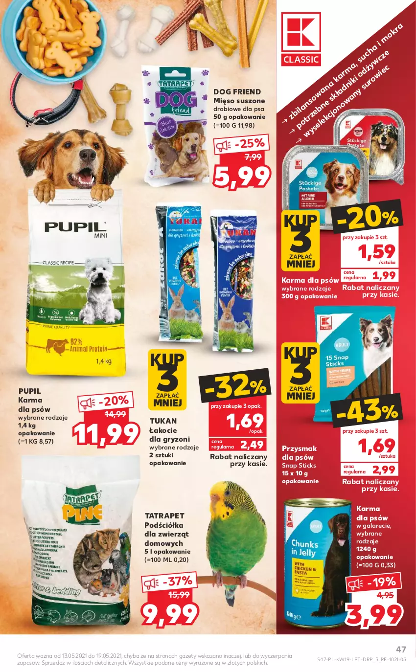 Gazetka promocyjna Kaufland - OFERTA TYGODNIA - ważna 13.05 do 19.05.2021 - strona 47 - produkty: Gala, Gry, Koc, Mięso, Tatra