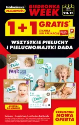 Gazetka promocyjna Biedronka - W tym tygodniu P - Gazetka - ważna od 26.11 do 26.11.2022 - strona 7 - produkty: Pieluchy, Majtki, Dada, , Pieluchomajtki