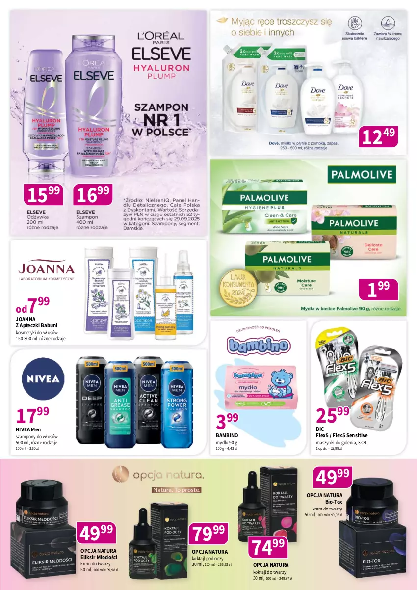 Gazetka promocyjna Drogerie Polskie - Gazetka - ważna 09.01 do 31.01.2026 - strona 5 - produkty: Babuni, BIC, Joanna, Krem do twarzy, Mydło, Nivea, Nivea Men, Szampon