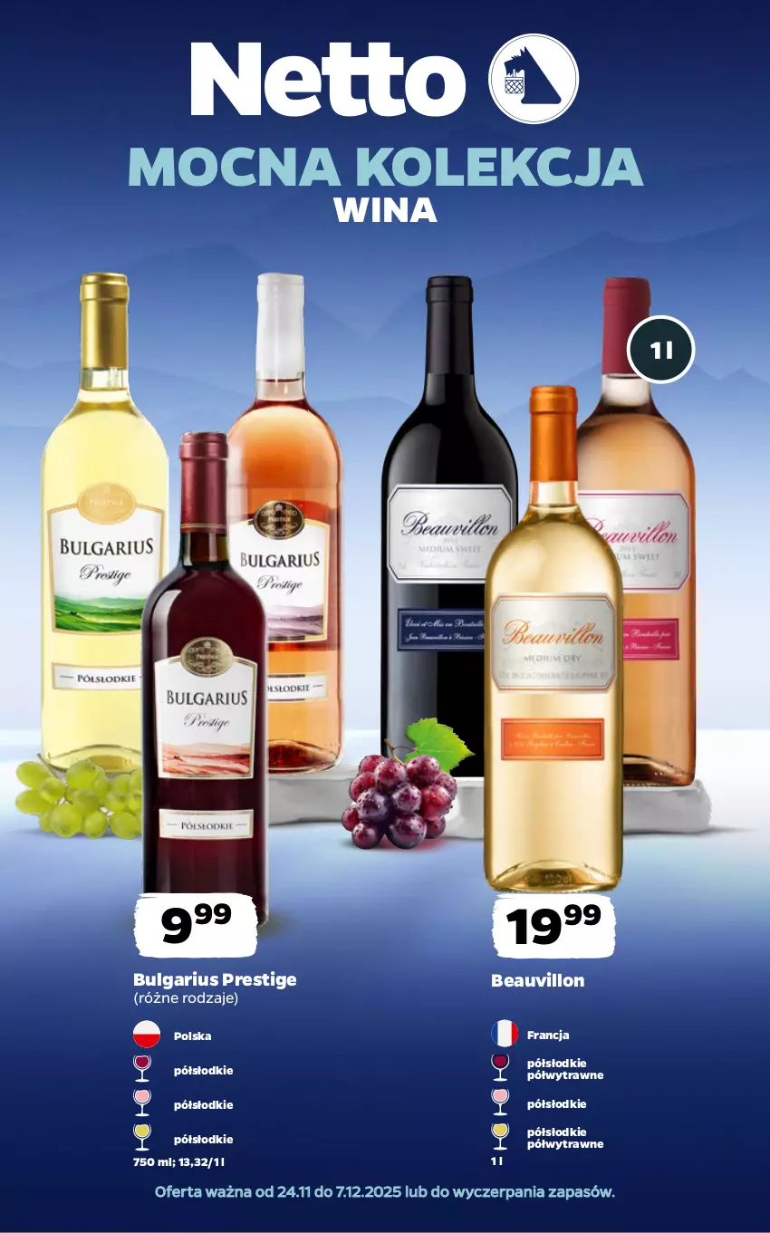 Gazetka promocyjna Netto - Alkohole - Wina - ważna 24.11 do 07.12.2025 - strona 1 - produkty: LG