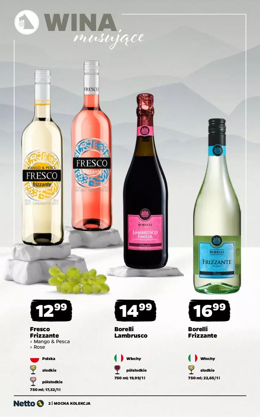 Gazetka promocyjna Netto - Alkohole - Wina - ważna 24.11 do 07.12.2025 - strona 2 - produkty: Fresco, Mango, Mus