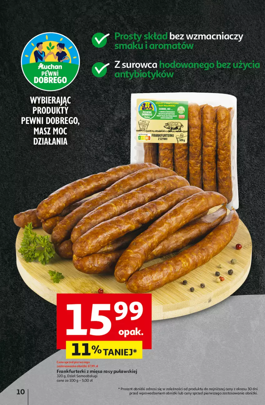 Gazetka promocyjna Auchan - Pewność Niskich Cen Hipermarket - ważna 07.11 do 13.11.2024 - strona 12 - produkty: Frankfurterki