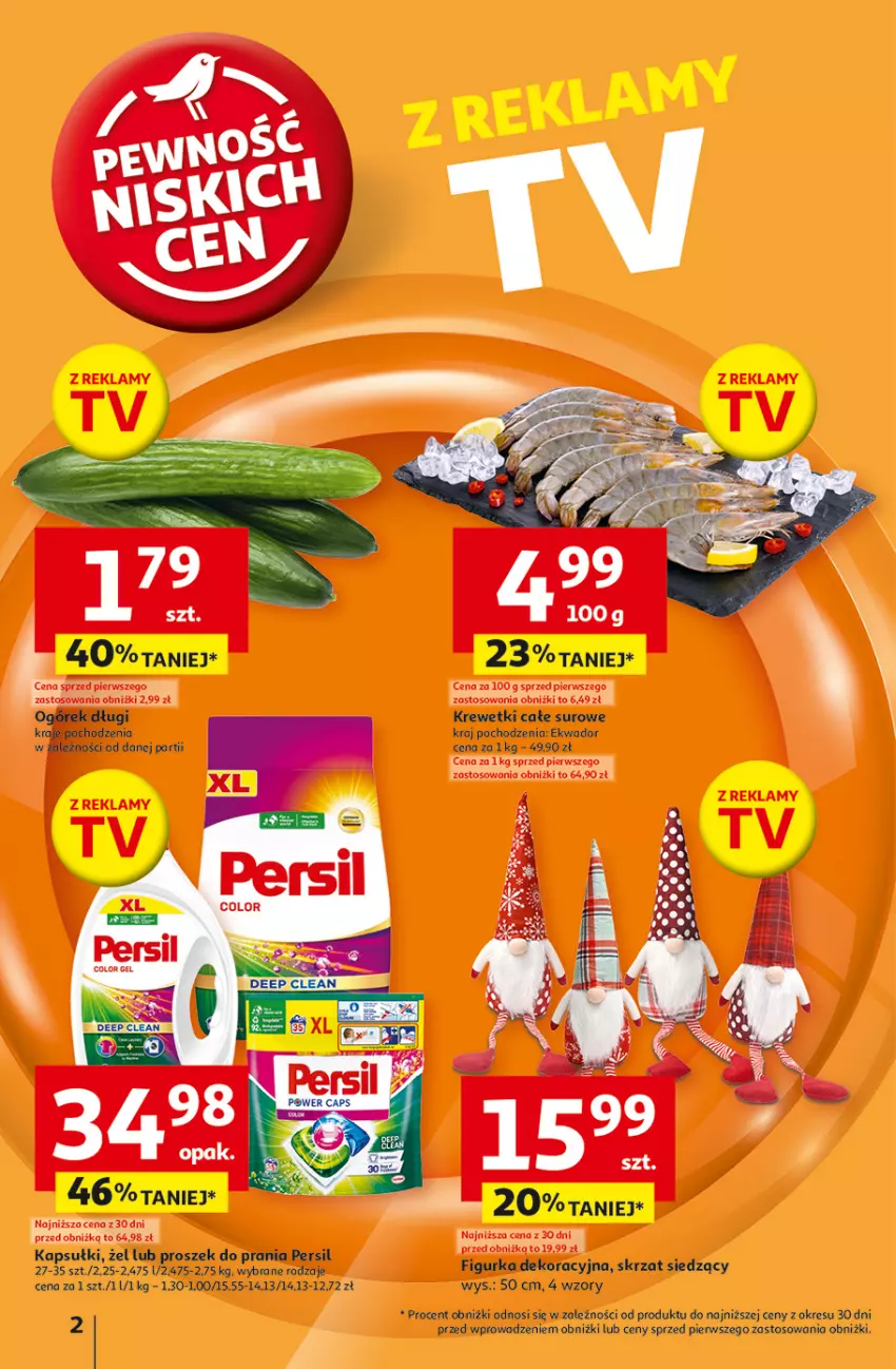 Gazetka promocyjna Auchan - Pewność Niskich Cen Hipermarket - ważna 07.11 do 13.11.2024 - strona 2 - produkty: Krewetki, Persil, Skrzat