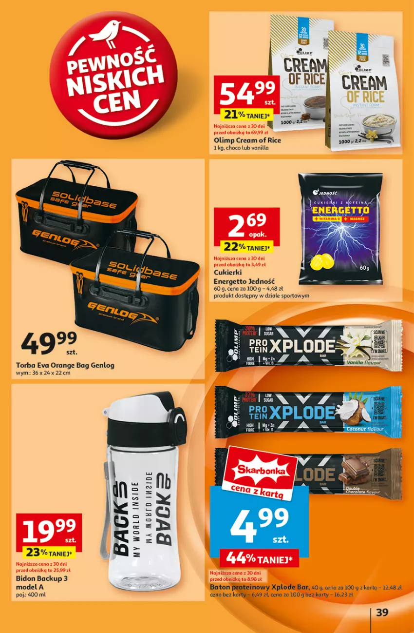 Gazetka promocyjna Auchan - Pewność Niskich Cen Hipermarket - ważna 07.11 do 13.11.2024 - strona 41 - produkty: Baton, Cukier, Cukierki, Por, Sport, Torba