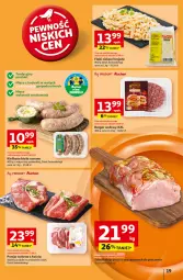 Gazetka promocyjna Auchan - Pewność Niskich Cen Hipermarket - Gazetka - ważna od 13.11 do 13.11.2024 - strona 21 - produkty: Piec, Por, Schab wieprzowy, Rosół, Burger, Kiełbasa biała, Flaki, Kiełbasa, Mięso