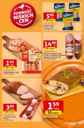 Gazetka promocyjna Auchan - Pewność Niskich Cen Hipermarket - Gazetka - ważna od 13.11 do 13.11.2024 - strona 23 - produkty: Szynka Królewska, Krakus, Ser, Kiełbasa krakowska, Parówki, Pasztet, Serdelki, Szynka, Kiełbasa, Olewnik