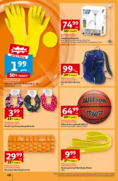 Gazetka promocyjna Auchan - Pewność Niskich Cen Hipermarket - Gazetka - ważna od 13.11 do 13.11.2024 - strona 47 - produkty: Sok, Por, Wilson, Body, Kosz, Masażer, Plecak, Rękawice, Sport, Lampa podłogowa, Lampa