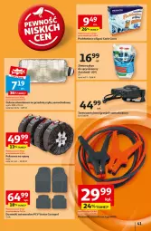 Gazetka promocyjna Auchan - Pewność Niskich Cen Hipermarket - Gazetka - ważna od 13.11 do 13.11.2024 - strona 48 - produkty: Grzejnik, Top, Dywanik, Termowentylator, Opony, Płyn do spryskiwaczy, Dywan