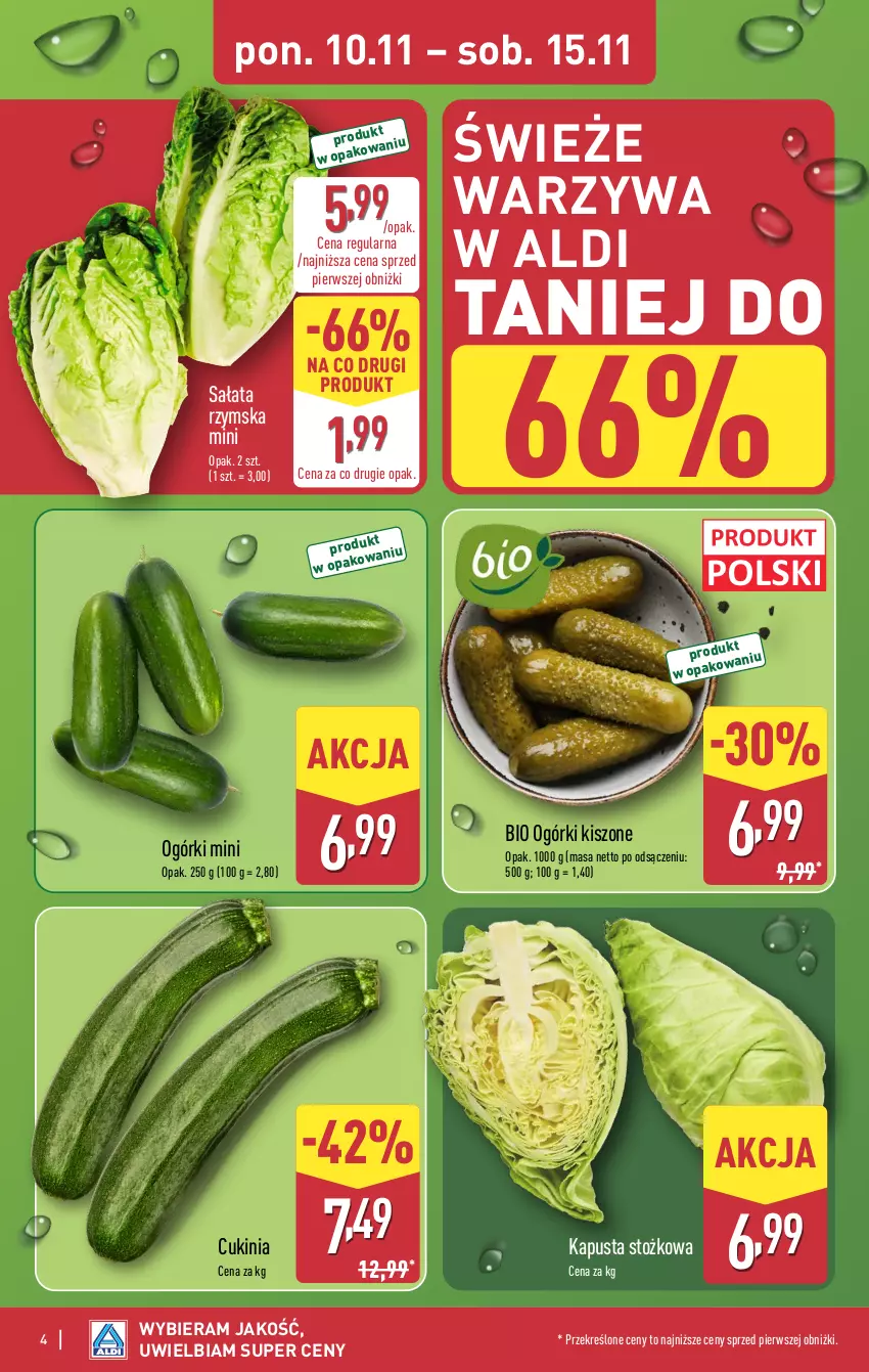 Gazetka promocyjna Aldi - Pełna oferta - ważna 10.11 do 15.11.2025 - strona 4 - produkty: Sałat, Warzywa